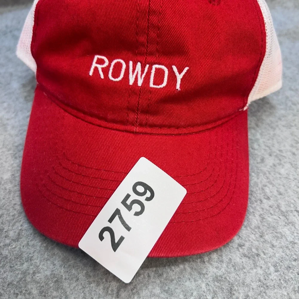 Rowdy embroidered trucker